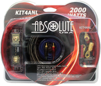 Thumbnail for Alpine S2-A60M 600W Monoblock Class-D Amplifier + KIT4ANL 4 Gauge Amplifier Kit