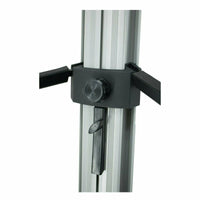 Thumbnail for MR DJ PRO KS1000 Professional 2-Tier Column Keyboard Stand Silver W 5/8