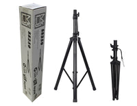 Thumbnail for MR DJ SS250 Universal Black Heavy Duty Folding Tripod PRO PA DJ Home On Stage Speaker Stand Mount Holder