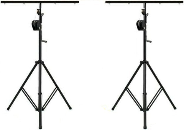 2 MR DJ ST200 Crank Light Stand<br/> Pro Lighting 10 Foot Crank Light Stand & T-Bar