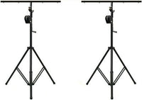 Thumbnail for 2 MR DJ ST200 Crank Light Stand<br/> Pro Lighting 10 Foot Crank Light Stand & T-Bar