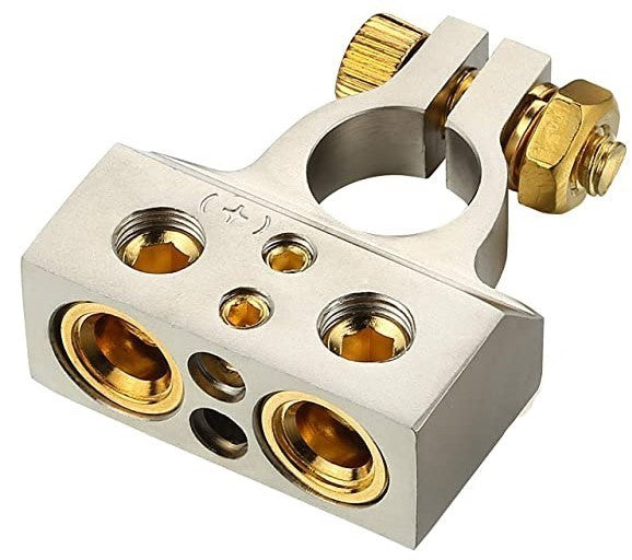 Patron PBT300+ 0/4/8 or 10 Gauge Battery Terminal Positive for Car Truck Marine ATV RV Boat