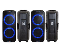 Thumbnail for 2 MR DJ PBX6500S Professional Dual 15” 3-Way Full-Range Non-Power/Passive DJ PA Multipurpose Live Sound Loudspeaker