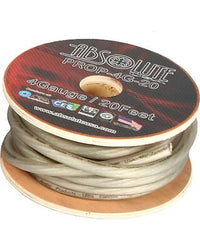 Thumbnail for Absolute PROP0G20SV Pro Series 20 Feet 1/0 Gauge Silver Ultra Flexible Power/Ground Battery Amp 12V Cable Wire for Auto, Car, Inverter, RV, Solar, Marine, Trucks