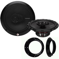 Thumbnail for For Harley Touring Rockford Prime R165X3 Speaker Package & American Terminal Speaker Adapter Install Kit Stereo Radio