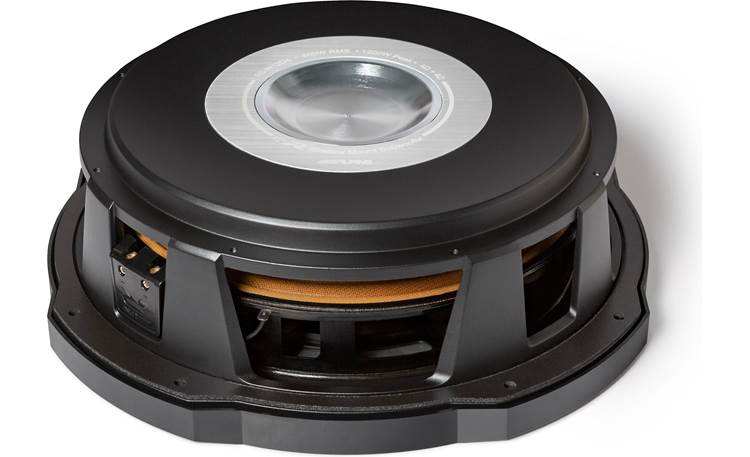 Alpine RS-W12D4 12" 1200 Watts Shallow Mount Dual 4-Ohm Voice Coil R Series subwoofer