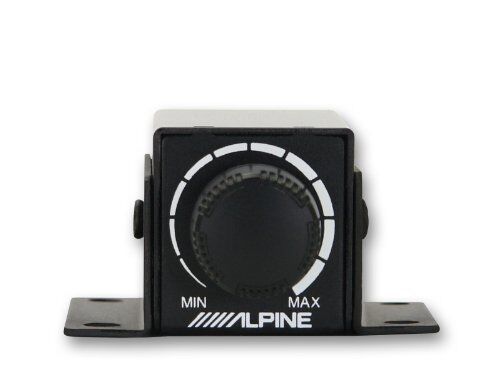 Alpine S-SB12V-BNDL Bass Boost Package Includes S-SB12V 12" ported enclosure, S-A60M amplifier, and RUX-KNOB.2 remote level control