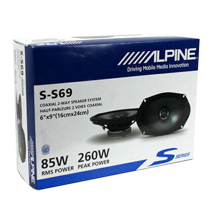 Alpine S-S69 6x9" Door Speaker Replacement Kit For 1994-02 Dodge Ram 2500/3500