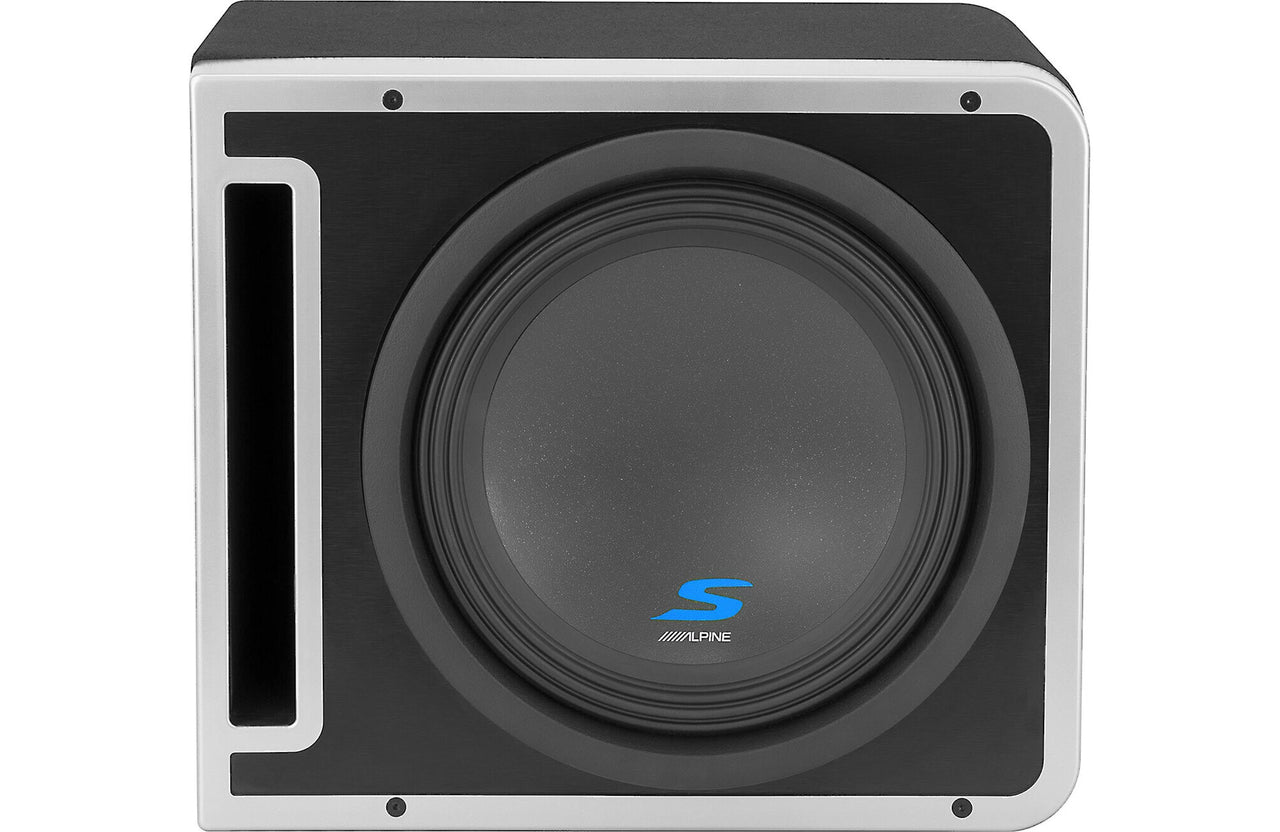 Alpine S-SB10V-BNDL Bass Boost Package Includes S-SB10V 10" ported enclosure, S-A60M amplifier, and RUX-KNOB.2 remote level control