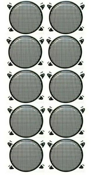 10 MK Audio MKDJS18 18" Subwoofer Speaker Metal Mesh Cover Waffle Speaker Grill Protect Guard DJ