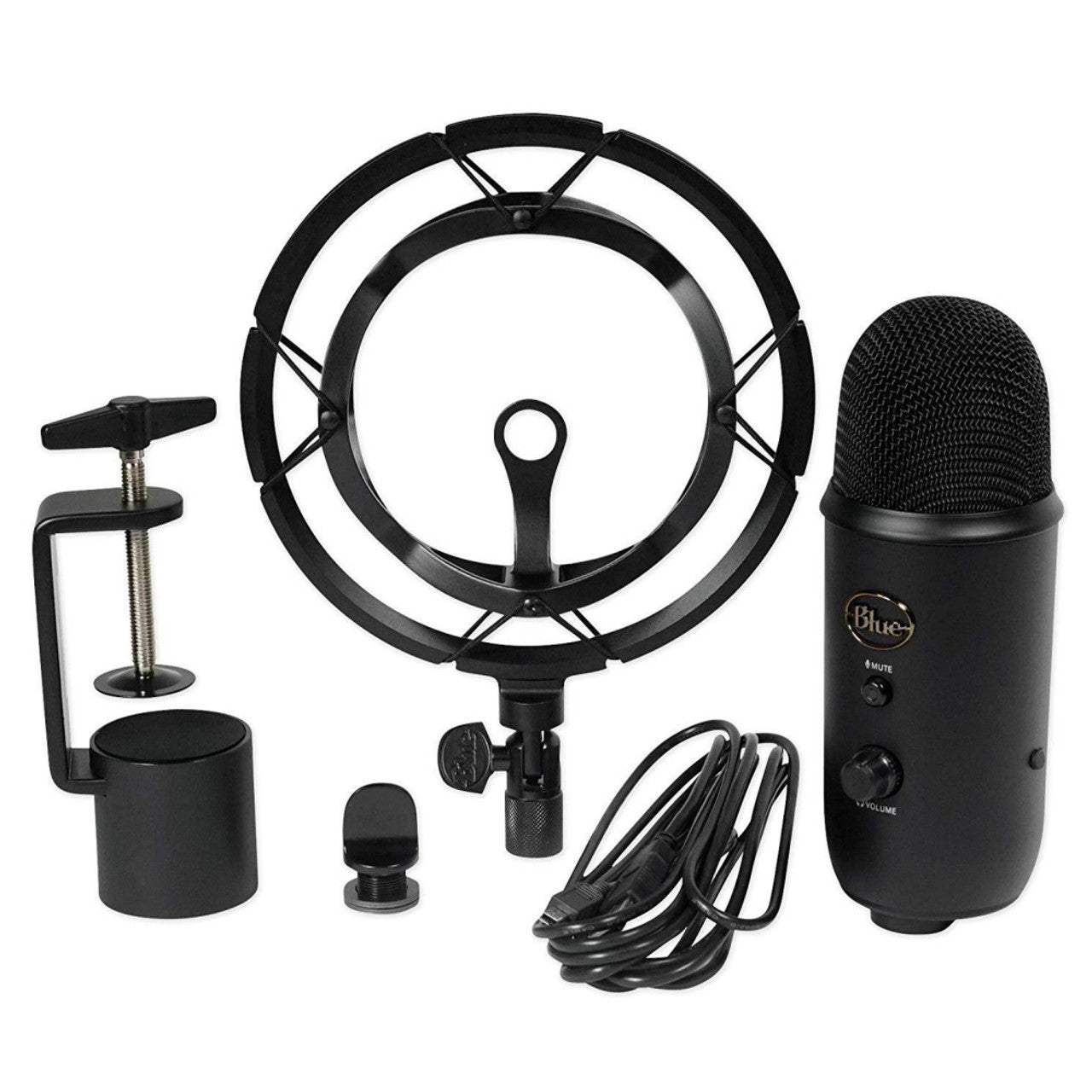 BLUE Yeticaster Pro Streaming Bundle with Yeti USB Microphone, Radius III and Compass