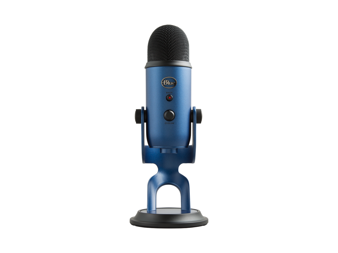 Blue Yeti Midnight Blue Premium Multi-Pattern USB Microphone with Blue VO!CE