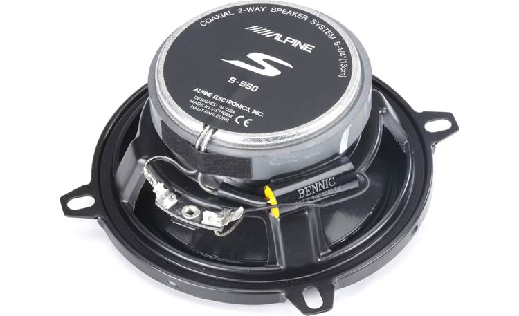 Alpine S-S50 340W 5 1/4" Type-S 2-Way Coaxial Car Speakers