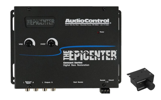 Audio Control The Epicenter Concert Series Digital Bass Restoration Processor Bass Booster Expander with Remote