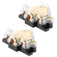 Thumbnail for 2 Absolute PD-130G 2-4 Gauge 1 in 3 Ways Out Power Splitter Distribution Block