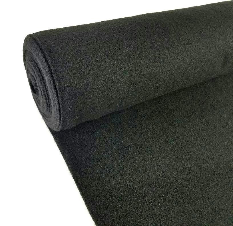 150' x 4' Carpet Black Carpet for Speaker Sub Box RV Boat Marine PA DJ Upholstery