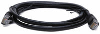 Thumbnail for 6 A-T 3' Cat6a Ethernet network patch cable RJ45 23AWG 600M solid copper wire 3' black