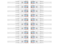 Thumbnail for 20 A-T 3' Cat6a Ethernet network patch cable RJ45 23AWG 600M solid copper wire White