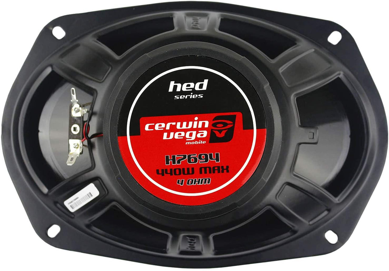 Cerwin Vega H7694 HED Series 6" x 9" 420-Watt 4-Way Coaxial Speakers