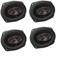 Thumbnail for Cewin Vega 6x9 4-Way Coaxial Speaker System 440 Watts Max HED Series 4 Speakers Pack