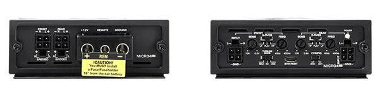 Diamond Audio MICRO4V2 600W Amplifier + MP654 6.5” and MP694 6x9" PRO Full-Range Horn Speakers