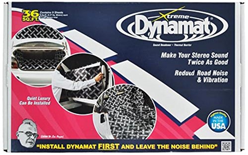 Dynamat 10455 Xtreme Bulk Pack 36 SQ FT (9 Sheets) Sound/Vibration Damping for an Entire Car