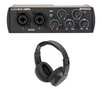 Thumbnail for PRESONUS AUDIOBOX 96 2x2 Audio 2.0 Recording Interface + Samson SR350 Headphones
