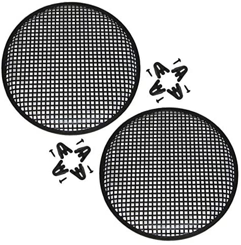 2 MR DJ DJS12 12" Subwoofer Speaker Metal Mesh Cover Waffle Speaker Grill Protect Guard DJ