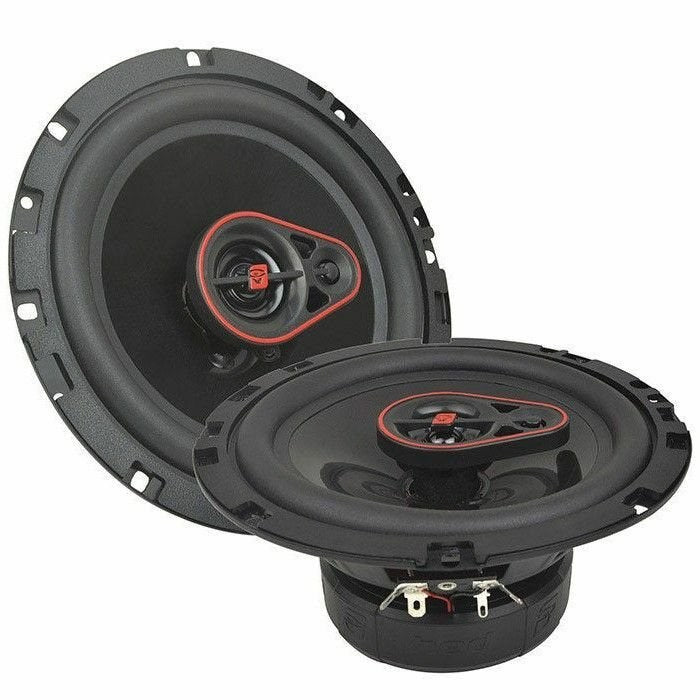 4 Cerwin Vega 3-Way Coaxial Speakers 6.5" 340 Watts + Harness 72-7800 For Honda