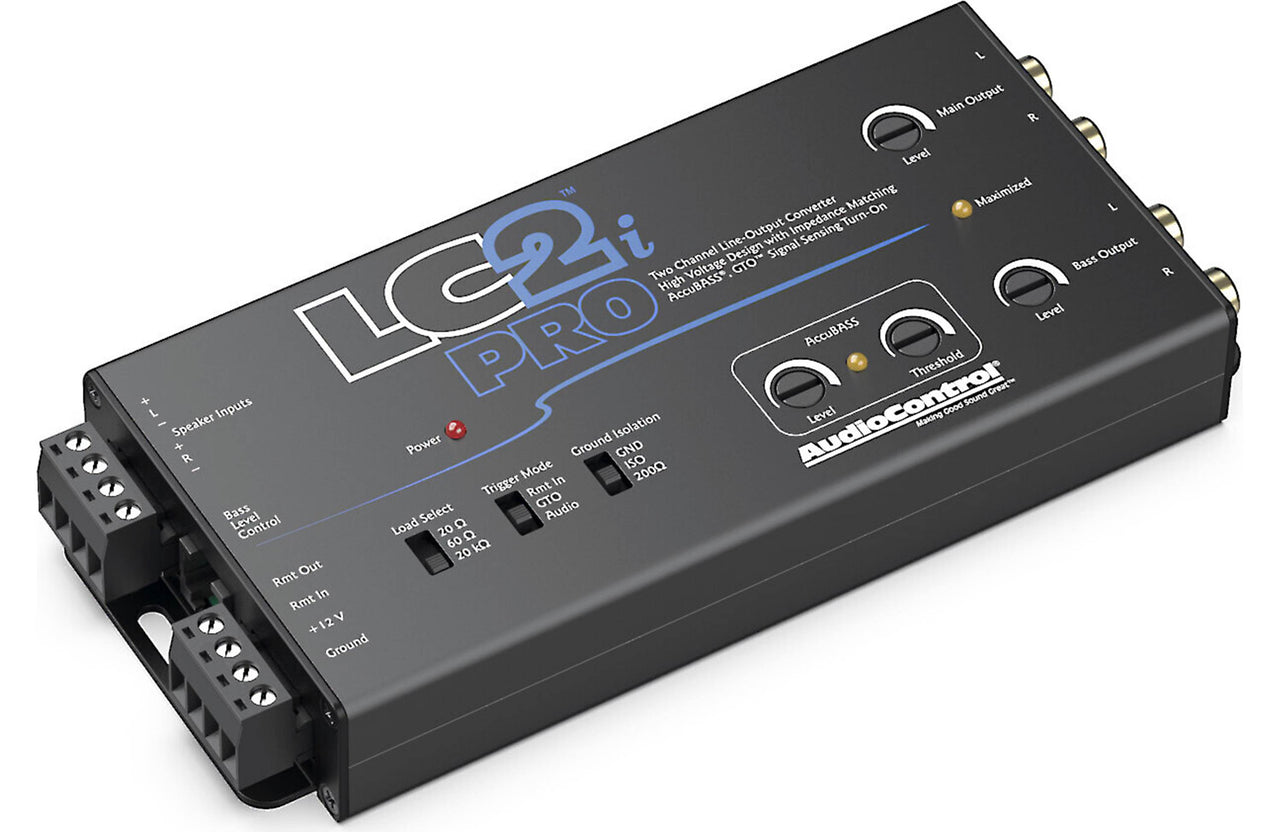 AudioControl LC2i PRO 2-channel line output converter+ Electrical Tape+ Phone Holder