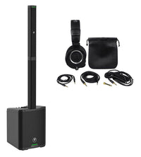 Thumbnail for Mackie SRM-Flex 1300 Watt Line Array DJ Speaker PA System w/Sub+M50X Headphones