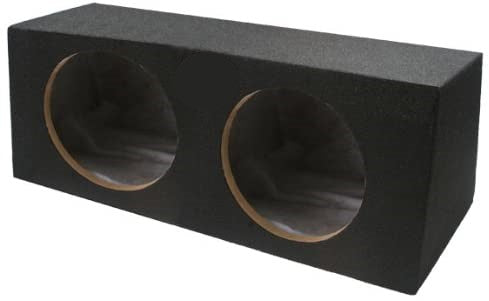 Absolute U.S.A MDHF10  10" Dual Universal Sealed Enclosure Box with Angled Hatchack