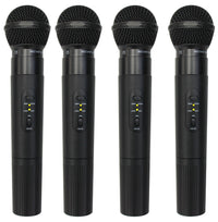 Thumbnail for MR DJ MICVHF8800 4 Channel Professional PA/DJ/KTV/Karaoke VHF Handheld Wireless Microphone System with Digital Receiver