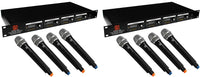 Thumbnail for 2 MR DJ MICVHF-8500 4  Channel Handheld Wireless Microphone PA/DJ/KTV/Karaoke