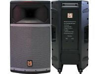 2 MR DJ PRO115S 4000W 15" Woofer Passive Live PA DJ Speaker Monitor
