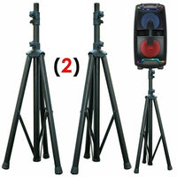 Thumbnail for 2 MR DJ SS300B Folding Tripod PRO PA DJ Home On Stage Speaker Stand Mount Holder