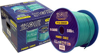 Thumbnail for Absolute USA P16-500GR 16 Gauge 500-Feet Green Spool Primary Remote Power Wire Cable