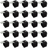 Thumbnail for 12V 5 Pin SPDT 30/40 Amp Relay Socket Metal Tab Auto Marine homes Truck RV ATV 25 Pack