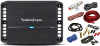 Thumbnail for Rockford Fosgate P500X1BD Punch 500 Watt Class-bd Mono Amplifier + Absolute KIT4 Amp Kit