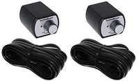 Thumbnail for 2 Rockford Fosgate PEQ Remote Wired Punch EQ for 2007+ Power & Punch Amps w/ Bass Knob