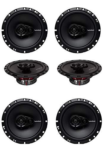 3 Pairs Rockford Fosgate 6.5 Inch 3 Way Car Audio Coaxial Speakers Stereo