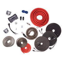 Thumbnail for Rockford Fosgate RFK1D DUAL AMP 1/0 AWG Amplifier WIRING KIT True Gauge