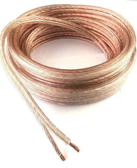 Thumbnail for XP Audio Clear XS16G-50 16 True Gauge 50 FT Copper CCA Marine Car Audio Speaker Cable Wire