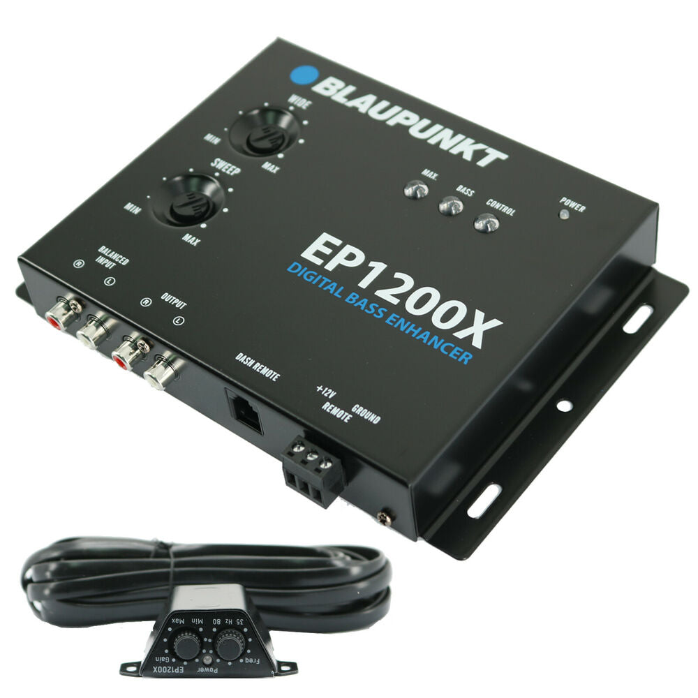 Blaupunkt EP1200X Car Audio Digital Bass Reconstruction Epicenter Processor with Remote