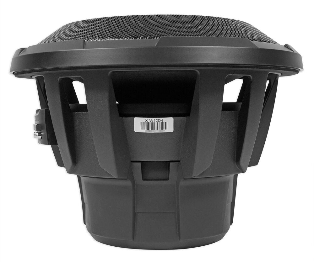 ALPINE X-W12D4 12" 900 Watt RMS Car Audio Subwoofer DVC Dual-4ohm X-Series Sub