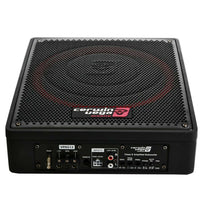 Thumbnail for Cerwin Vega VPAS12-12 Shallow Mount Sealed Powered 600W Subwoofer Enclosure + 8 Gauge Amp Kit Bundle