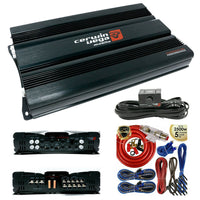 Thumbnail for Cerwin Vega CVP2500.5D 2500W 5-Channel Car Audio Amplifier + 4 Gauge Amp Kit