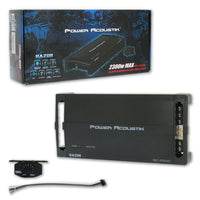 Thumbnail for Power Acoustik RZ1-2300D RAZOR Series Monoblock Amplifier + 8 Gauge AMP Kit