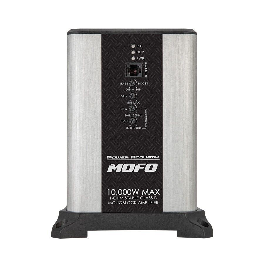 Power Acoustik MOFO1-10KD 10000 Watts MOFO Series Monoblock Class D Car Amplifier