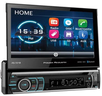 Thumbnail for Power Acoustik PD-721B 7″ Single-DIN Motorized Touchscreen w/DVD/CD & Bluetooth